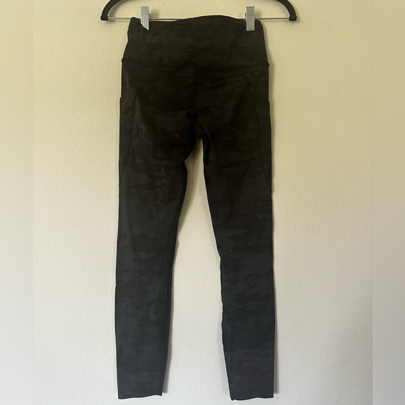 Lululemon Fast and Free Tight II 25" Camo Non-Reflective Nulux leggings Size 4 - Picture 4 of 6